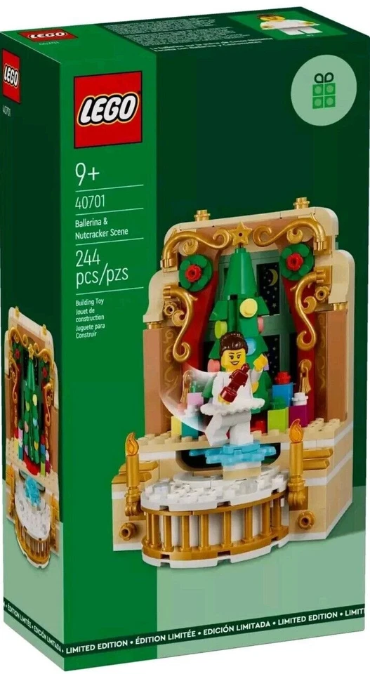 LEGO 40701 Ballerina e Schiaccianoci Scene Natale Nuovo - Immagine 1 di 1