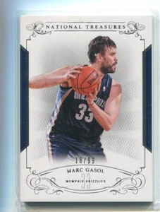2013-14 National Treasures #55 Marc Gasol/99 Memphis Grizzlies - Picture 1 of 1