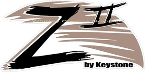 "Zeppelin 2" Z2 ONLY With Background Flair Keystone RV LOGO Graphic decal - Picture 1 of 2