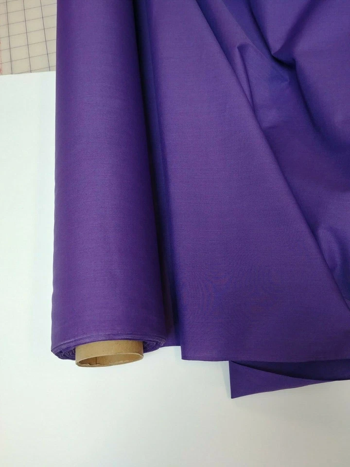 Broadcloth 65/35 Primo Purple Fabric by the yard - Image 1 of 1
