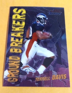 2000 Bowman Chrome Ground Breakers Terrell Davis #GB10 HOF - Bild 1 von 2