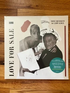 NEW Lady Gaga Tony Bennett Love For Sale Urban Outfitters Yellow Vinyl Record LP - Picture 1 of 3