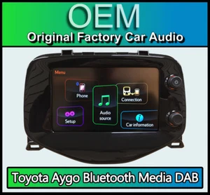 Toyota Aygo Stereo, Bluetooth DAB Radio Media Touch Screen, 86140-0H020 - Picture 1 of 7