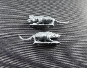 Untote Zombie Leichenwagen Riesenratten (x2) - Warhammer Vampire Counts Modellteile - Bild 1 von 4