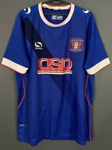 MEN'S FC CARLISLE UNITED 2016/2017 CUMBRIANS SOCCER FOOTBALL SHIRT JERSEY SIZE M - Picture 1 of 11