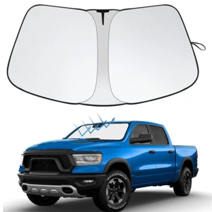 For 2010-2024 Dodge Ram 2500 Cab Windshield Sun Shade UV Block Foldable Cover - Bild 1 von 12