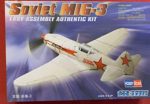 NUOVO kit autentico 1:72 sovietico MiG-3 facile montaggio HobbyBoss 80229 - Foto 1 di 9