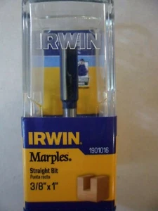 3/8 Zoll x 1 Zoll x 1/4 Zoll Schaft 2 Flöten Router Bit Irwin Marples verlängerte Lebensdauer - Bild 1 von 3