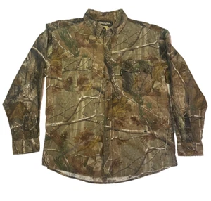 Remington Realtree Camo Cotton Button Down Hunting Shirt XL - Picture 1 of 10