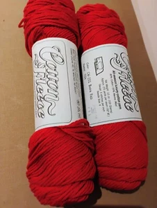 2 Cotton Fleece 80% Cotton/20% Wool - Barn Red - Lamb's Pride Brown Sheep Co. - Picture 1 of 2