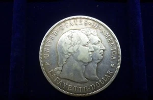 Coin 1900 Lafayette Silver Dollar $1 Вeautiful colour - Picture 1 of 3