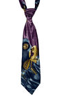 Fratelli Men’s Tie 100% Silk Made in Italy Mandolin Lute Print