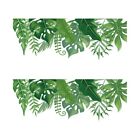  2 Sets Wall Sticker Leaf Decor Wallpaper for Bedroom Self-adhesive