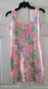 VTG 80s RAMPAGE PRODUCTS COTTON STRETCH TANK DRESS WOMENS JUNIORS SIZE 7 - Picture 1 of 2