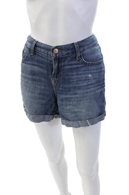 Pantalón Corto Mujer Marca J Algodón Corte Denim Cremallera Fly Joey Azul Talla 26 Foto 1 de 4