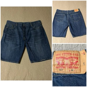 ¡¡PERFECTO!! Pantalones Cortos Vaqueros Levi Strauss 501 Denim Talla 42 Botón Mosca - Imagen 1 de 12