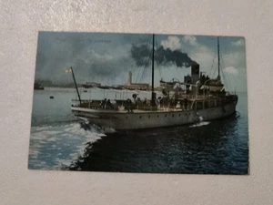 TRIEST - Vaporetto "Timavo" auf dem Weg nach Grado von 1908 bis 1940 Postkarte - Bild 1 von 2