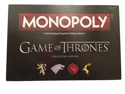 Monopoly Game Of Thrones Collectors Edition 2016 Complete Board Game Family - Image 1 of 4