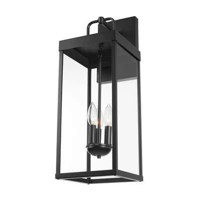 户外壁灯,24 英寸高过渡外部壁支架 Li... — 第 1/4 张图片