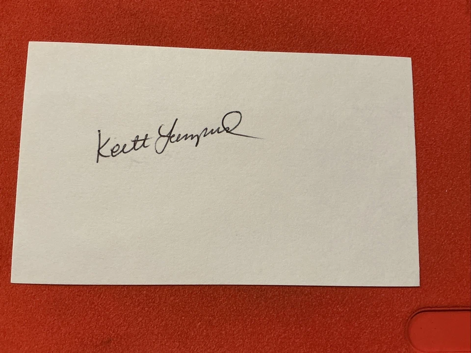 Keith Lampard 🔥🔥MLB Debut: 1969 Houston Astros 🔥🔥AUTOGRAPH 🔥🔥 - Image 1 of 1