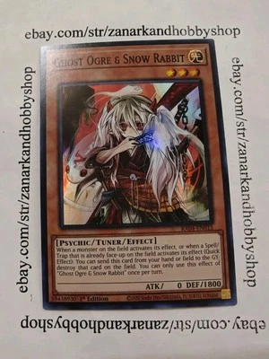 Yugioh Ghost Ogre & Snow Rabbit RA04-EN015 1st Edition Super Rare NM  - Image 1 of 2