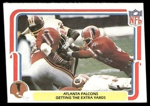 Fleer Team Action #1 1980 Getting the Extra Yardas - Imagen 1 de 2