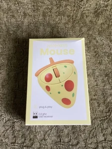 Vivitar 'Pizza' Novelty Computer Mouse - Yellow - Wireless-New In Box - Picture 1 of 4