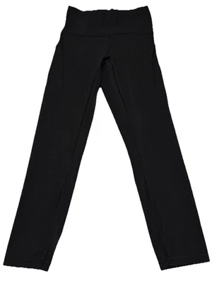 lululemon Wunder Train High-Rise Crop with Pockets 23" Womens Size 6 Black - Image 1 of 4