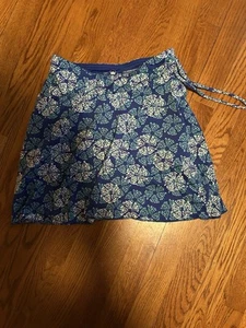 Tranquility by Colorado Clothing Skort Size XL Blue Floral Sporty Skirt girls - Picture 1 of 5