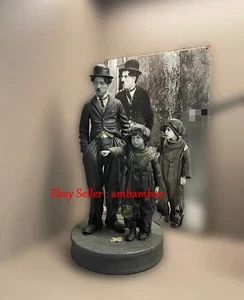 Estatua Infinita 10.7" CHARLIE CHAPLIN "El Niño" Figura Estatua Modelo Coleccionar - Imagen 1 de 7