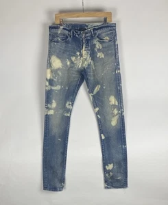 Jeans John Elliott Botón Mosca Denim Blanqueado Lavado Hecho en Japón Para hombres Talla 32 - Imagen 1 de 13