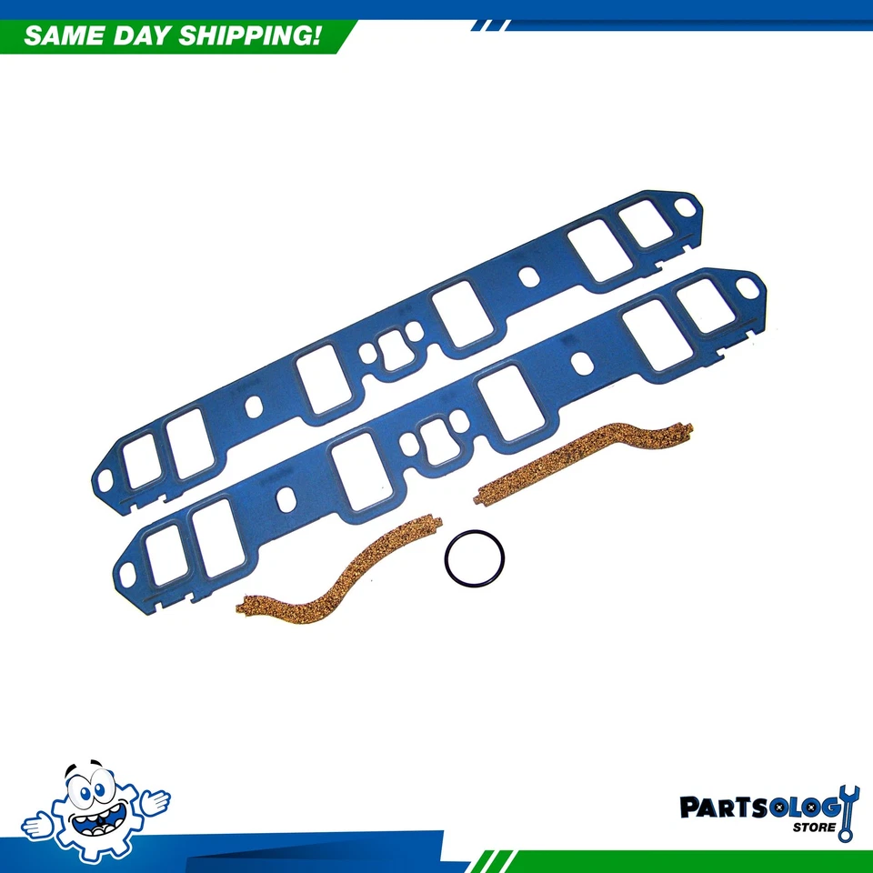 DNJ IG4112 Intake Manifold Gasket For 62-76 Ford 300 4.7L V8 OHV 16v - Image 1 of 1