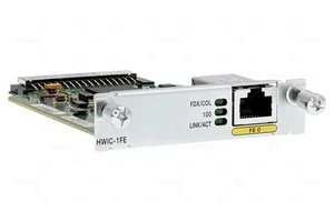 HWIC-1FE  CISCO HIGH SPEED WAN INTERFACE CARD 1-PORT RJ-45 FAST ETHERNET - Photo 1/8
