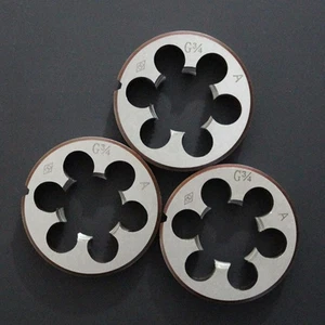 High Duty Pipe Thread Round Dies 1/8 ??1/4 ??3/8 1/2 ??3/4 HSS High Speed Steel - Picture 1 of 49