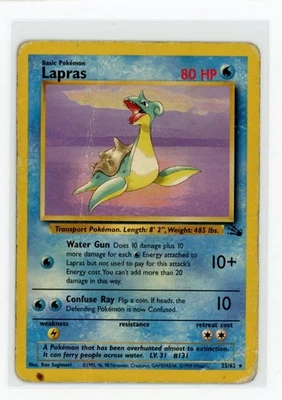 Pokemon Fossil #25/62 Lapras (25) Foto 1 de 2