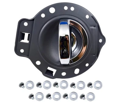 fits 2006 to 2010 Jeep Commander Interior Door Handle Left Chrome Gray - Imagem 1 de 2