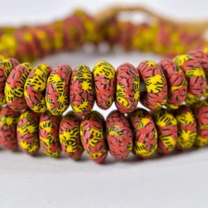 Fancy Krobo "Recycled" Powder Glass Trade Beads - Picture 1 of 10