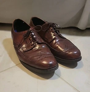 Allen Edmonds Herren Road Warriors Budapester Schuhe 11,5 E Brogue Derby Braun 3351 - Bild 1 von 14