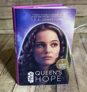 SIGNED Queen's Hope by E.K. Johnston FIRST EDITION FIRST PRINTING Star Wars - Imagen 1 de 7