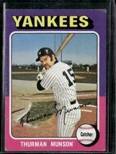 1975 Topps #20 Thurman Munson - Picture 1 of 2