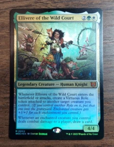 1x Ellivere of the Wild Court FOIL NM  Wilds of Eldraine Commander SPARROW MAGIC - Picture 1 of 1