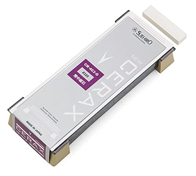 Suehiro Stone; Super High Grade Ceramic Whetstone;New CERAX CR-403-G Grit #320 - Image 1 of 1