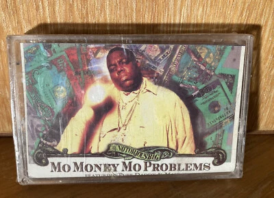 Notorious B.I.G.  "Mo Money Mo Problems" Cassette Tape Single Sealed NEW Bad Boy - Image 1 of 2