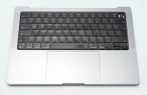 Apple MacBook Pro 14 M1 A2442 Palmrest Keyboard Grey Grade A - Picture 1 of 4