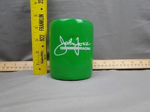 Vintage John Force Kool Kan Green Koozie Beer Soda Can Insulated Racing - Picture 1 of 10