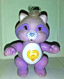 Kenner Vintage Care Bears Poseable Figure Bright Heart Racoon VG - Picture 1 of 4