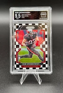 2021 Panini Prizm Rob Gronkowski #293 Black & White Checker Arena Club 9.5 Bucs - Picture 1 of 2