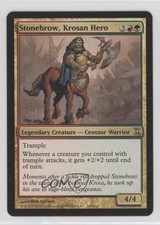 2006 Magic: The Gathering - Time Spiral Stonebrow Krosan Hero #247 0e3