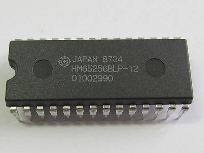 HM65256BLP-12 - HITACHI DIP28-600 (32Kx8Bit) High Speed Psuedo Static RAM  - Image 1 of 2
