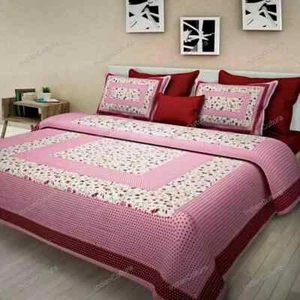 Indian Mandala Bedding Set Double Size Quilt Pink Floral Duvet Cover Throw Art - Picture 1 of 4